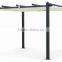 Aluminum slide pergola gazebo flat roof garden aluminum gazebo pergola canopy