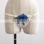 garter belt net panty blue embroidered underwear harness cage belt panty fashion underwear junior bra panty for women