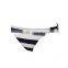 OEM Custom Women Navy and White Stripe Bikini Swimwear