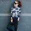 Latest Design Fashion Tops Tracksuit Full Zip Wholesale Women Printing Tracksuit Custom