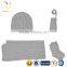Cable design Baby Cashmere hat scarf set