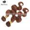 Black Rose Colored Brazilian Hair Weave, Wholesale Brown Color 4# Body Wave Human Hair Extension