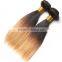 8A Grade Virgin Human Hair Bundles 1b/27 Ombre Peruvian Yaky Straight Hair