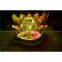 Solar Energy Product Solar Rotating Display Stand With Crystal Lotus Solar Gift 01A-00