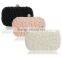 Hot sale new style plastic pearl clutch hand bag