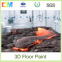 Chemical excellent stain durability liquid resin epoxy 3d floor paint