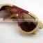 custom high quality oak wood sunglasses natural wooden sunglasses bamboo colorful lenses sunglasses lj2904s