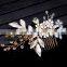 Bride wedding headdress Jelly color hair comb Wedding Jewelry