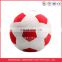 plush football stuffed toy with logo printed sports toy