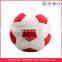 plush football stuffed toy with logo printed sports toy