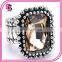 New products2016 China jewelry stainless steel Big fashion jewelry rings original