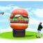 Custom giant inflatable Hamburger advertising figures