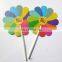 animal design pp handle promotional wedding plastic hand fan