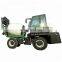Moving concrete mixer