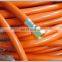 Hot sale! China factory directly orange color hose brass fittings PVC gas hose pipe for stove and oven use