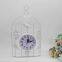 Bird cage metal wall clock home decoration iron clock