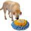Intelligent Slow Eating Pet Bowl Smelling Mat Anti-choking Dogs Feeder Bowl