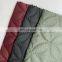 polyester pongee fabric quilting wadding quilting fabric for winter coat and jacket