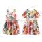 Girls' Dress 2020 Summer Cotton Strap Flowers Children Clothes Dress