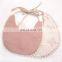 Wholesale Fast Dispatch Cotton Linen Cute Baby Bibs For Girls