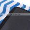 Customized Striped Pattern Portable Soft Outdoor Folded Picnic Blanket Fleece Waterproof With Handle