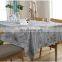 Washable Cotton Linen Tablecloth Tree-ring Pattern Table Cloth Wholesale