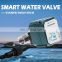 tuya smart wifi water valve wifi automatic shut off smart valve stainless steel brass  BSP NPT motorized flow control valve