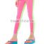 Childrens boutique leggings clothing baby green & pink skinny pants