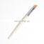 Thin Wood Handle Colorful Synthetic Hair Gel Flat Nail Brush