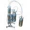 SS304 4"x36" closed loop jacketed column with 1/2"FNPT  for 5 lb bho extractor