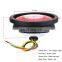 4PCS 19 LED Truck Lorry Brake Lights Stop Turn Tail Lamp Black Rubber Turn Signal Stop Lights