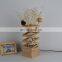 Flower Arrangement Table Lamp Flower Vase Diy Desk Lamp Wooden for Bedroom Bedside Living Room