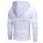 Factory custom wholesale men's large size casual zipper cardigan oblique zipper sports jogging suit Men's sweater and hoodie