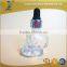 8ml Mini skull glass tobacco tar Bottle with dropper