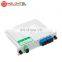 MT-1081-4 Fully Stocked Cassette 1*4 Type PLC Optical Splitter Box With SC Adaptor