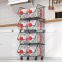 Storage Holder 5-Tier Large Home Mesh Metal Food Produce Sepatu Vegetable Wire Fruit Baskets Other Organize Kitchen Storage