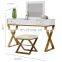 living room Make Up Table Painted Dresser dressing table with mirror and stool