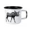 Personalized printing personalized customized cheap guaranteed quality iron green enamel mug
