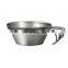 Folding Handle Japan Mini Stainless Steel Camping Sherra Cup