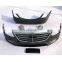 100% fit complete car bumpers upgrade body kit for Mercedes Benz s-class W222 change to S450 style 2014-2020