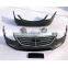 Auto body kit include front rear bumper assembly head light grille for Mercedes Benz S-class W222 upgrade to S450 Model