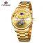 Forsining 339 Moon Phase  Man Watches Chronograph Luxury Tourbillon Automatic Mechanical Watched Luxury