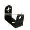 robot arm using Short U-shaped servo black metal shelf bracket