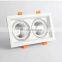 Dimmable Rotating Spot Light 5W 7W COB Ceiling Downlight Recessed Lamp COB LED Spotlight Down Light