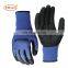 Good Grip Construction Safety Nitrile Coated Hand Protective Garden Planting Gloves Sandy Nitrile Coated Plumbing Work Gloves