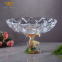 Nordic Home Office Hall Decor Custom Lily Pie Cake Fruit Crystal Dish Bowl