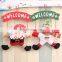 Merry Christmas Cute Santa Claus Snowman Door Hanging Christmas Tree Home Decor Ornaments Xmas Gift New Year Decoration