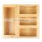 Bamboo Ziplock Bag Storage Organizer Food Storage Bag Organizer And Dispenser Compatible For Drawer