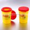 Greetmed New products dispensing 5.1L 2.5L yellow medical syringe needle sharp container