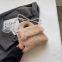 026Winter plush bag Women's clutch Pearl chain bag Fur bag High fashion large capacity bag